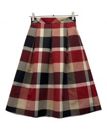 BLUE LABEL CRESTBRIDGE（ブルーレーベルクレストブリッジ）の古着「スカート」｜ブラウン