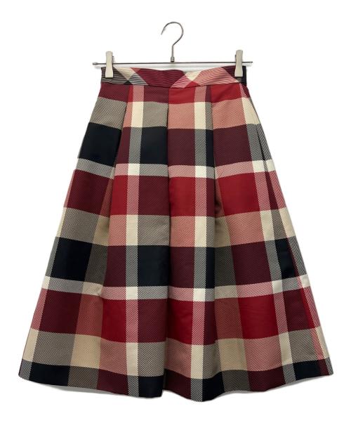 BLUE LABEL CRESTBRIDGE（ブルーレーベルクレストブリッジ）BLUE LABEL CRESTBRIDGE (ブルーレーベルクレストブリッジ) スカート ブラウン サイズ:34の古着・服飾アイテム