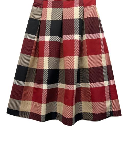BLUE LABEL CRESTBRIDGE（ブルーレーベルクレストブリッジ）BLUE LABEL CRESTBRIDGE (ブルーレーベルクレストブリッジ) スカート ブラウン サイズ:34の古着・服飾アイテム