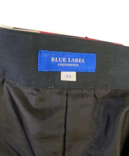 BLUE LABEL CRESTBRIDGE（ブルーレーベルクレストブリッジ）BLUE LABEL CRESTBRIDGE (ブルーレーベルクレストブリッジ) スカート ブラウン サイズ:34の古着・服飾アイテム