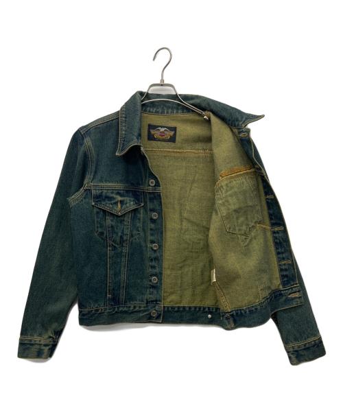 HARLEY-DAVIDSON（ハーレーダビッドソン）HARLEY-DAVIDSON (ハーレーダビッドソン) デニムジャケット ブルー サイズ:Mの古着・服飾アイテム