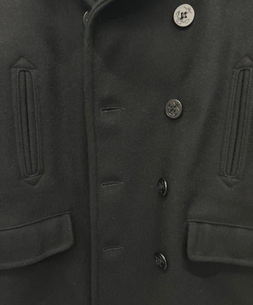 Schott（ショット）Schott (ショット) Pコート ブラック サイズ:Lの古着・服飾アイテム