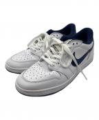 NIKEナイキ）の古着「Air Jordan 1 Low」｜ホワイト×ネイビー