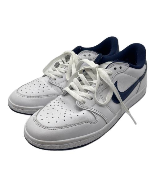 NIKE（ナイキ）NIKE (ナイキ) Air Jordan 1 Low ホワイト×ネイビー サイズ:27の古着・服飾アイテム
