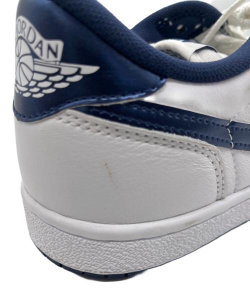 NIKE（ナイキ）NIKE (ナイキ) Air Jordan 1 Low ホワイト×ネイビー サイズ:27の古着・服飾アイテム