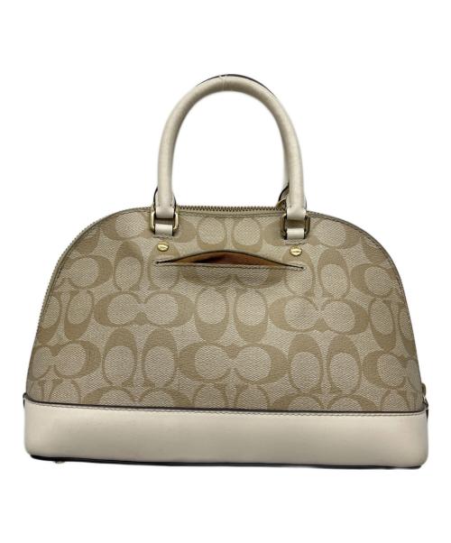COACH（コーチ）COACH (コーチ) ショルダーバッグ ベージュ×ホワイトの古着・服飾アイテム