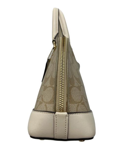 COACH（コーチ）COACH (コーチ) ショルダーバッグ ベージュ×ホワイトの古着・服飾アイテム