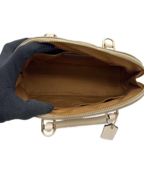 COACH（コーチ）COACH (コーチ) ショルダーバッグ ベージュ×ホワイトの古着・服飾アイテム