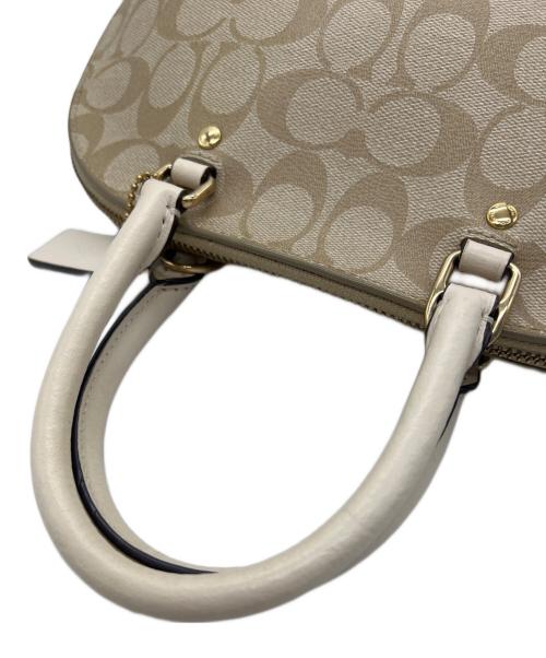 COACH（コーチ）COACH (コーチ) ショルダーバッグ ベージュ×ホワイトの古着・服飾アイテム