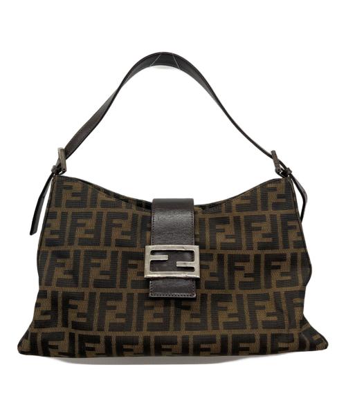 FENDI（フェンディ）FENDI (フェンディ) セミショルダーバッグ ブラウンの古着・服飾アイテム