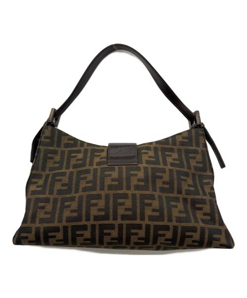 FENDI（フェンディ）FENDI (フェンディ) セミショルダーバッグ ブラウンの古着・服飾アイテム