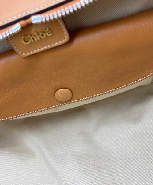 Chloe（クロエ）Chloe (クロエ) ミニボストンバッグ ブラウンの古着・服飾アイテム