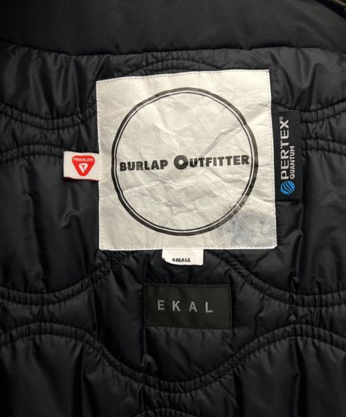 BURLAP OUTFITTER（バーラップアウトフィッター）BURLAP OUTFITTER (バーラップアウトフィッター) EKAL (エカル) 別注エンジョイダービージャケット ブラック サイズ:Sの古着・服飾アイテム