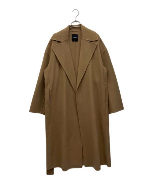 N.O.R.C（ノーク）N.O.R.C (ノーク) ウールリバービッグカラーコート ベージュ サイズ:1の古着・服飾アイテム