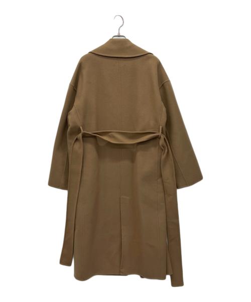 N.O.R.C（ノーク）N.O.R.C (ノーク) ウールリバービッグカラーコート ベージュ サイズ:1の古着・服飾アイテム