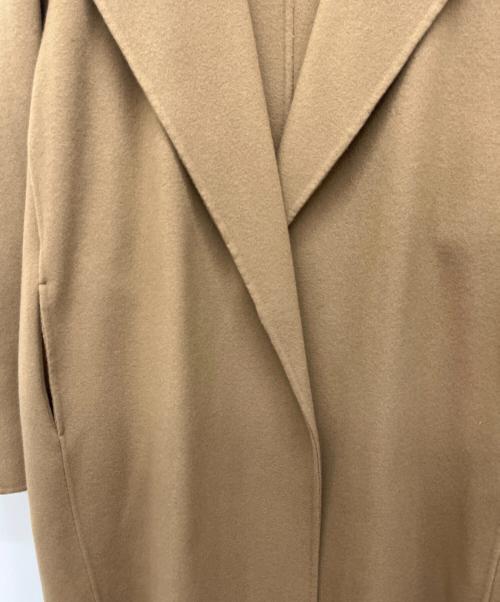 N.O.R.C（ノーク）N.O.R.C (ノーク) ウールリバービッグカラーコート ベージュ サイズ:1の古着・服飾アイテム