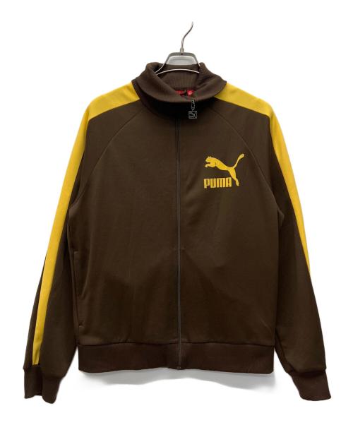 PUMA（プーマ）PUMA (プーマ) トラックジャケット ブラウン サイズ:Lの古着・服飾アイテム