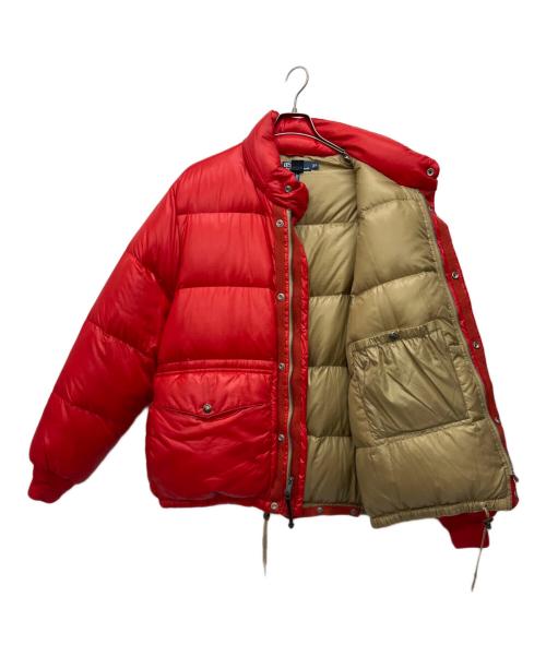 POLO RALPH LAUREN（ポロ・ラルフローレン）POLO RALPH LAUREN (ポロ・ラルフローレン) ダウンジャケット レッド サイズ:Lの古着・服飾アイテム