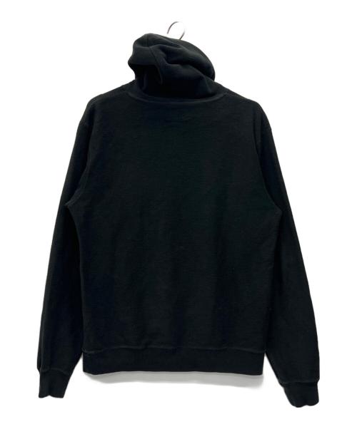 stussy（ステューシー）stussy (ステューシー) Felt Applique Hoodie ホワイト×ブラック サイズ:Mの古着・服飾アイテム