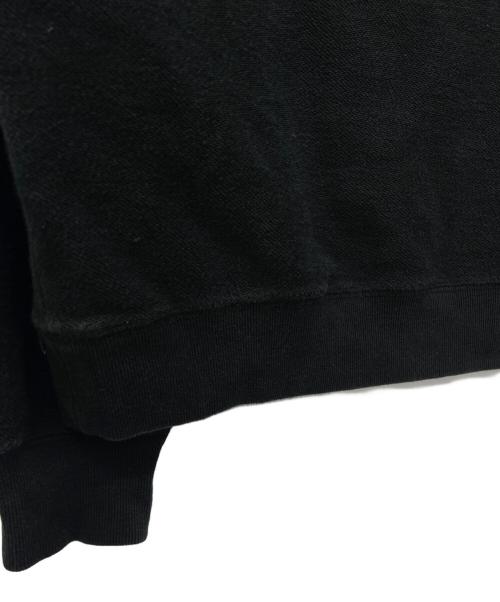 stussy（ステューシー）stussy (ステューシー) Felt Applique Hoodie ホワイト×ブラック サイズ:Mの古着・服飾アイテム