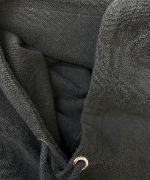 stussy（ステューシー）stussy (ステューシー) Felt Applique Hoodie ホワイト×ブラック サイズ:Mの古着・服飾アイテム