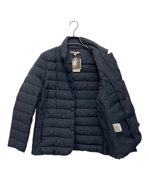 Orivia（オリヴィア）Orivia (オリヴィア) ダウンジャケット ネイビー サイズ:38の古着・服飾アイテム