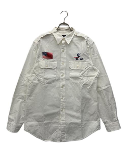 POLO RALPH LAUREN（ポロ・ラルフローレン）POLO RALPH LAUREN (ポロ・ラルフローレン) 長袖シャツ ホワイト サイズ:Mの古着・服飾アイテム