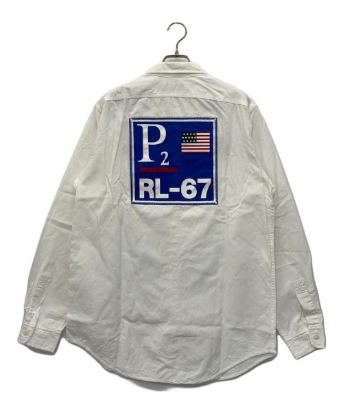 POLO RALPH LAUREN（ポロ・ラルフローレン）POLO RALPH LAUREN (ポロ・ラルフローレン) 長袖シャツ ホワイト サイズ:Mの古着・服飾アイテム
