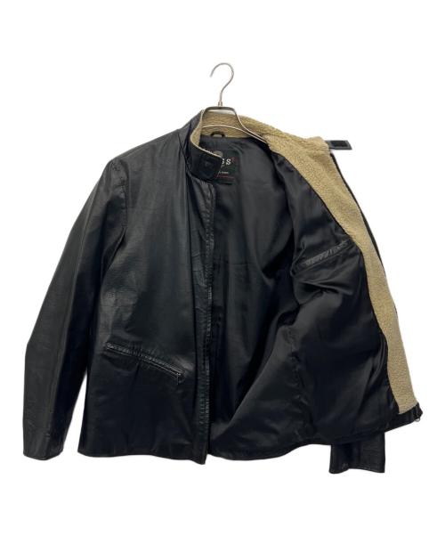 GUESS（ゲス）GUESS (ゲス) シングルライダースジャケット ブラック サイズ:Mの古着・服飾アイテム