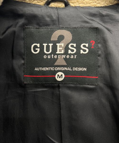 GUESS（ゲス）GUESS (ゲス) シングルライダースジャケット ブラック サイズ:Mの古着・服飾アイテム