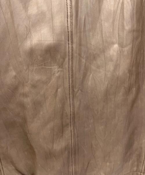 MODA VALENTINO（モダバレンティーノ）MODA VALENTINO (モダバレンティーノ) レザージャケット ブラウン サイズ:Lの古着・服飾アイテム