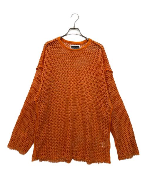MAISON SPECIAL（メゾンスペシャル）MAISON SPECIAL (メゾンスペシャル) 薄手ニット オレンジ サイズ:2の古着・服飾アイテム
