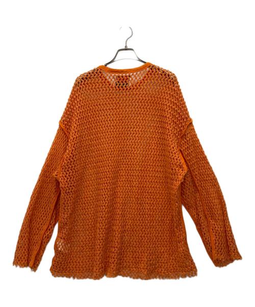 MAISON SPECIAL（メゾンスペシャル）MAISON SPECIAL (メゾンスペシャル) 薄手ニット オレンジ サイズ:2の古着・服飾アイテム