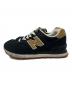 NEW BALANCE (ニューバランス) ニューバランス574 ブラック サイズ:23.5：5000円