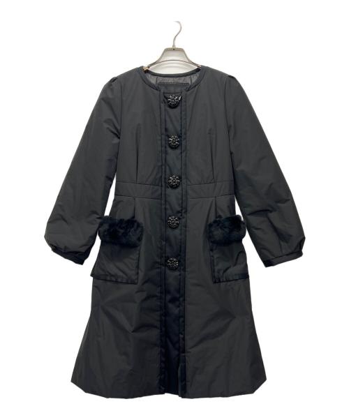 TO BE CHIC（トゥービーシック）TO BE CHIC (トゥービーシック) ダウンコート ブラック サイズ:40の古着・服飾アイテム