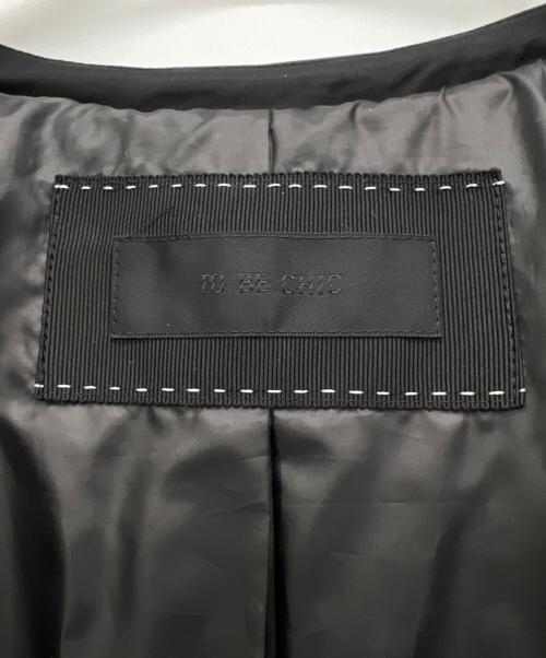 TO BE CHIC（トゥービーシック）TO BE CHIC (トゥービーシック) ダウンコート ブラック サイズ:40の古着・服飾アイテム