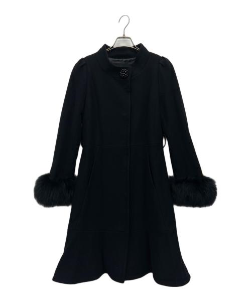 TO BE CHIC（トゥービーシック）TO BE CHIC (トゥービーシック) ウールコート ブラック サイズ:40の古着・服飾アイテム