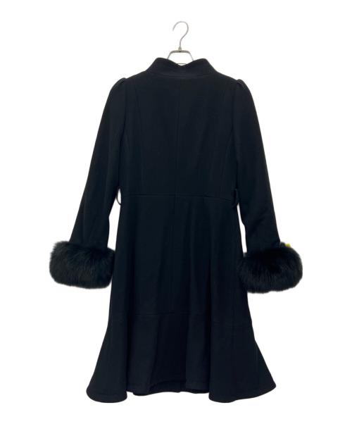 TO BE CHIC（トゥービーシック）TO BE CHIC (トゥービーシック) ウールコート ブラック サイズ:40の古着・服飾アイテム