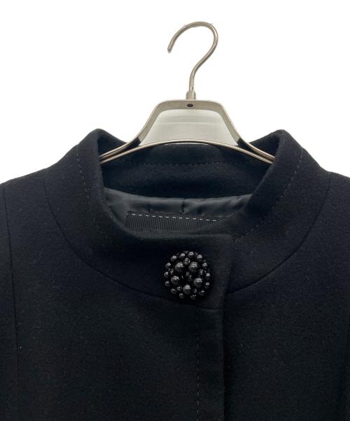 TO BE CHIC（トゥービーシック）TO BE CHIC (トゥービーシック) ウールコート ブラック サイズ:40の古着・服飾アイテム