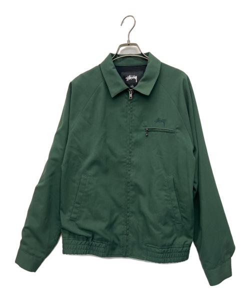 stussy（ステューシー）stussy (ステューシー) スイングトップ グリーン サイズ:Sの古着・服飾アイテム