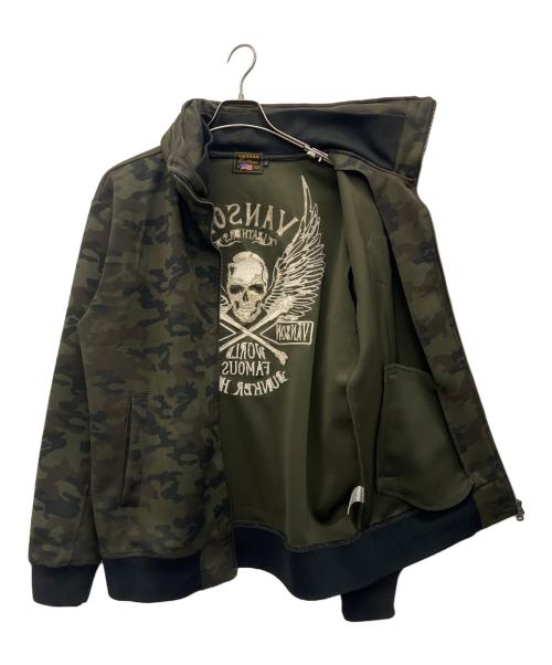 VANSON（バンソン）VANSON (バンソン) ジップフーディジャケット オリーブ サイズ:XLの古着・服飾アイテム
