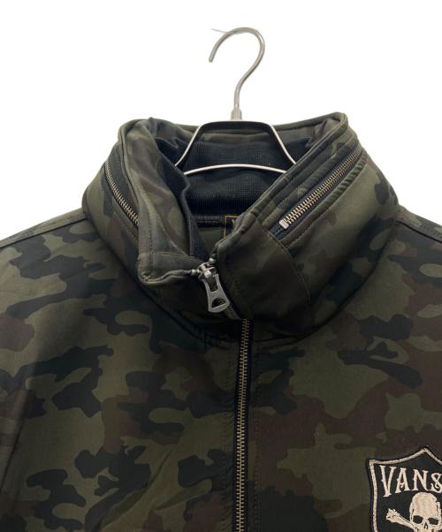 VANSON（バンソン）VANSON (バンソン) ジップフーディジャケット オリーブ サイズ:XLの古着・服飾アイテム