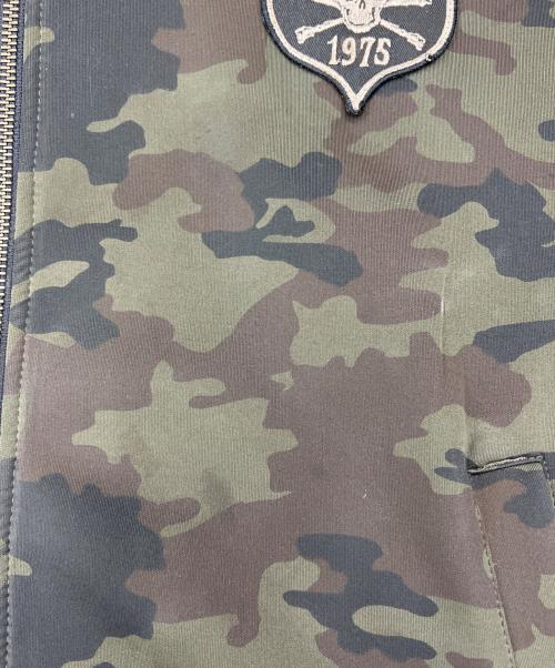 VANSON（バンソン）VANSON (バンソン) ジップフーディジャケット オリーブ サイズ:XLの古着・服飾アイテム