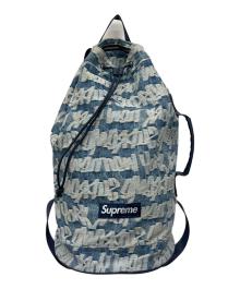 SUPREME（シュプリーム）の古着「fat tip jacquard denim backpack」｜ブルー