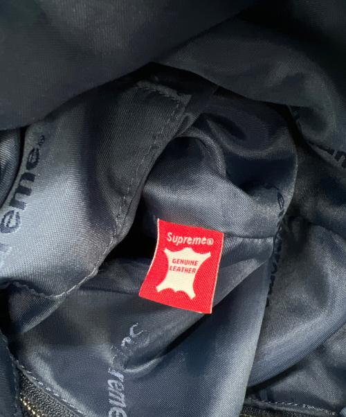 SUPREME（シュプリーム）SUPREME (シュプリーム) fat tip jacquard denim backpack ブルーの古着・服飾アイテム