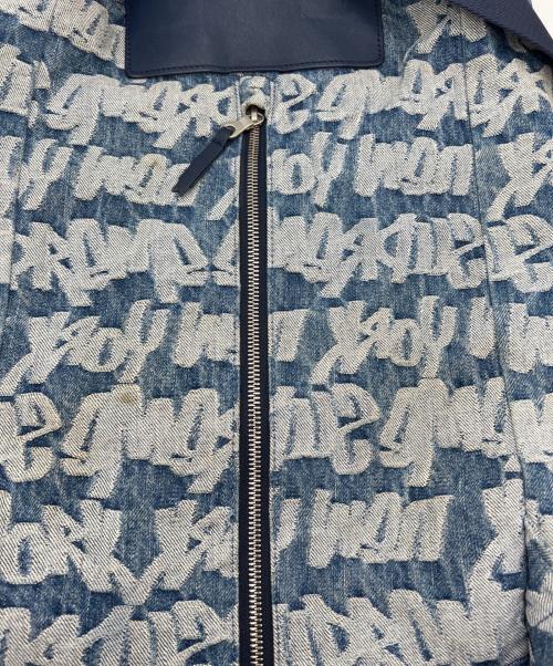 SUPREME（シュプリーム）SUPREME (シュプリーム) fat tip jacquard denim backpack ブルーの古着・服飾アイテム