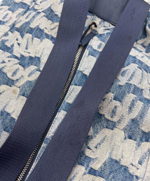 SUPREME（シュプリーム）SUPREME (シュプリーム) fat tip jacquard denim backpack ブルーの古着・服飾アイテム
