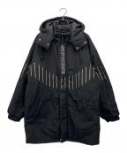 SUPREMEシュプリーム）の古着「Pinstripe panel sports parka」｜ブラック