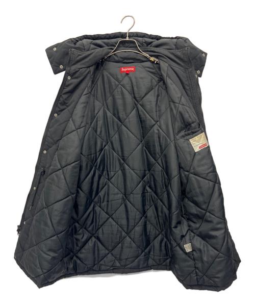 SUPREME（シュプリーム）SUPREME (シュプリーム) Pinstripe panel sports parka ブラック サイズ:Sの古着・服飾アイテム