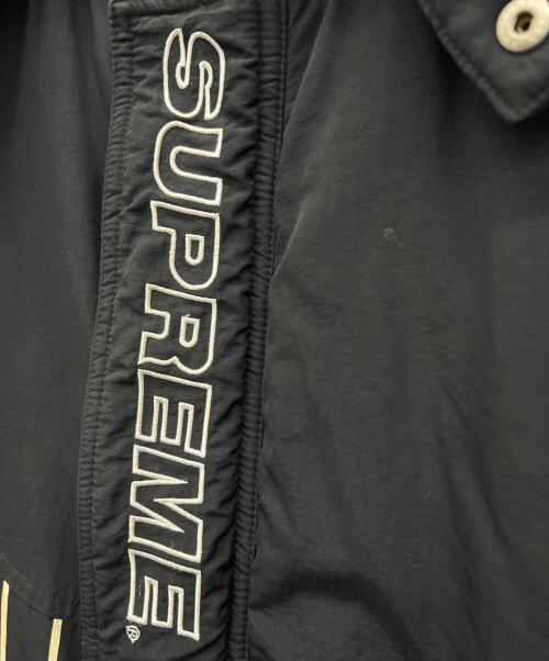 SUPREME（シュプリーム）SUPREME (シュプリーム) Pinstripe panel sports parka ブラック サイズ:Sの古着・服飾アイテム